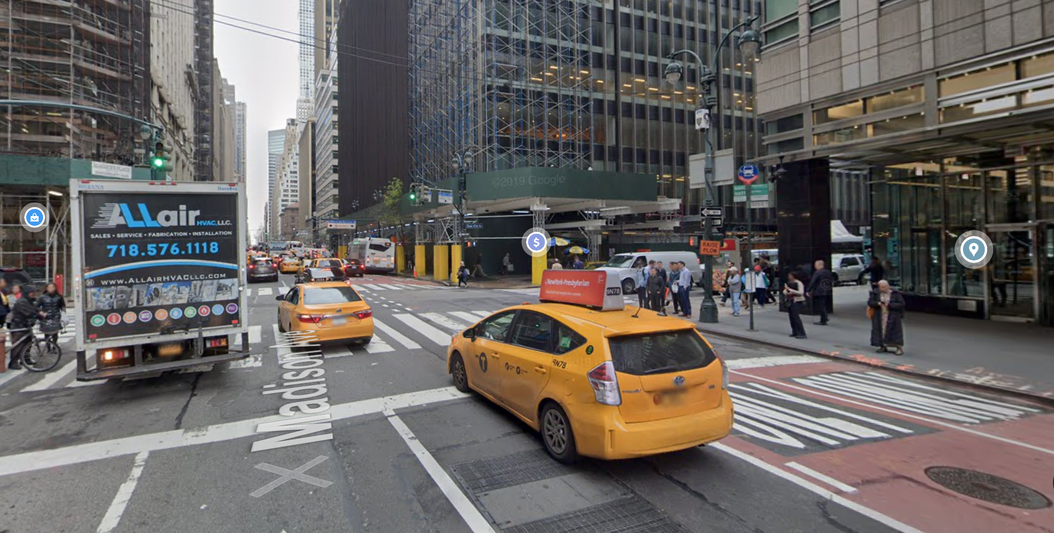 Madison Ave bus lane